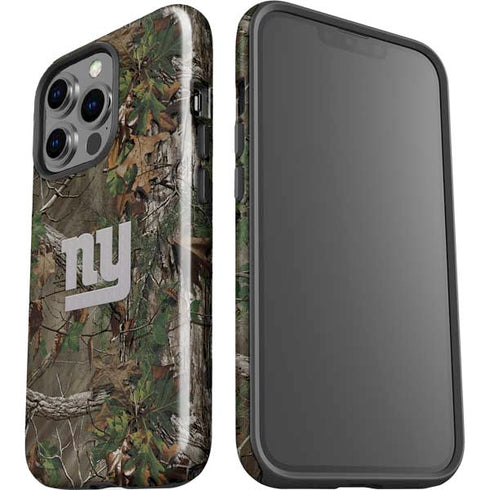 NFL New York Giants Realtree Xtra Green Camo iPhone 15 Pro Impact Case